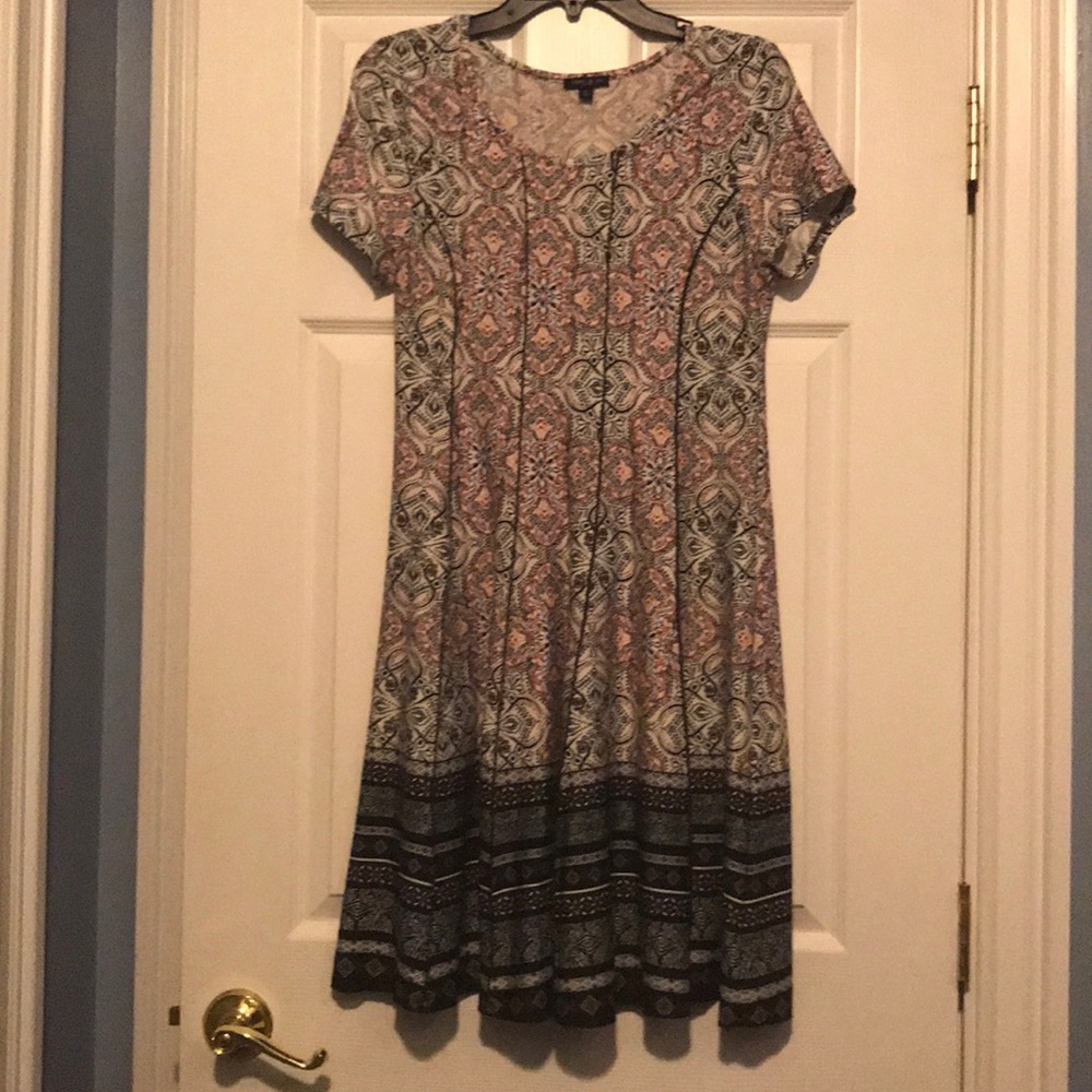 Short Sleeved Swing Dress